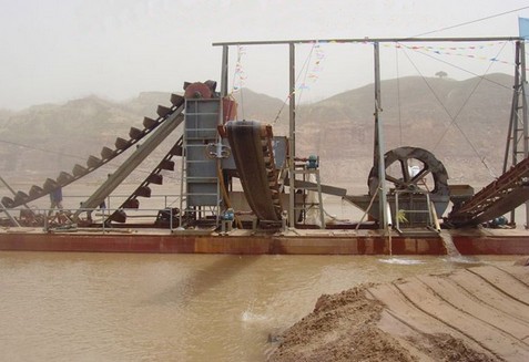 洗沙船(chuán)