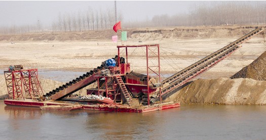 無軸滾篩挖沙船(chuán)